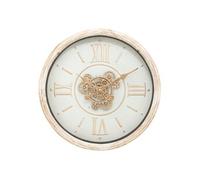 - Horloge murale avec mécanisme en bois SONIKA - Diam 50 cm - Beige - SONIKA