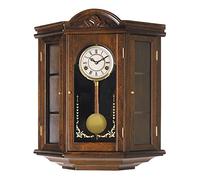 Horloge murale avec pendule, horloge à quartz avec carillon, mécanisme, spectaculaire 55 cm, avec mobilier, sonnerie carillon éolien