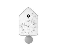 HORLOGE MURALE AVEC PENDULE 'QQ-UP' "HOME" Dark Grey