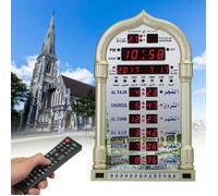 Horloge Murale Azan Al-Harameen TEMPSA - Or - 23.8cm x 38.8cm - DC12V - 1A Doré Doré HORLOGE