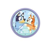 Kids Licensing Horloge murale Bluey 25 cm Plastique – Décoration enfant, apprentissage de l'heure