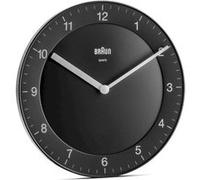 Braun BC 06 B Quarzwanduhr analog schwarz Horloge à quartz Cercle Noir