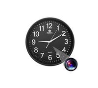 Horloge Murale Caméra Espion WiFi FHD 1080P Vidéosurveillance Android iOs + SD 16Go