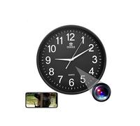 Vidéosurveillance YONIS Horloge Murale Caméra Espion WiFi FHD 1080P Vidéosurveillance Android iOs + SD 8Go