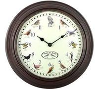 Horloge murale - Chants oiseaux - D 30,1 cm x H 4,5 cm Multicolore G