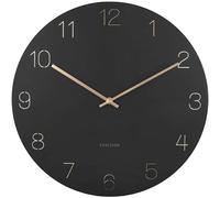 Horloge murale chiffres gravés Karlsson Charm Noir 3,5X40 cm