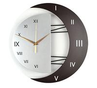 Horloge murale créative à suspendre en forme de lune silencieuse et décorative sans tic-tac pour cuisine, salon, salle de bain, bureau, fonctionne avec piles, facile à lire, salon, chambre à coucher