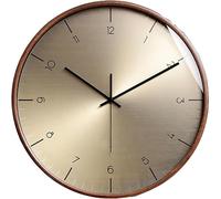 Horloge Murale Cuisine Grand Quartz Non Tic-tac 41cm Horloge Suspendue Silencieuse Salon Chambre Bureau Décor Horloge Alimenté par Batterie pour Piscine Jardin Patio, B, 16inch