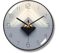 Horloge Murale Cuisine Pendule Murale Horloge Murale À Quartz Ronde Et Silencieuse, Fonctionne À Piles, Facile À Lire, Pour La Cuisine Et Le Bureau Horloge Murale Moderne ( Color : D , Size : 30*30cm