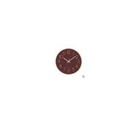 Horloge murale - D 30,5 cm - 3D Gold - Rouge