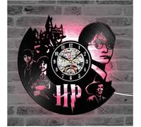 Horloge Murale de Disque Vinyle Harry Potter, Veilleuse Lumineuse LED 12 Pouces Horloge Disque Vinyle Meilleure Décoration de [681]