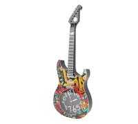 Horloge Murale de Simulation de Guitare, Fonction de Temps Précise, pour Salon, Chambre à Coucher, Décoration de Haute qualité (5680 Guitare)