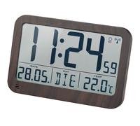 Horloge murale /de Table BRESSER MyTime MC LCD en Aspect Bois 225x150mm