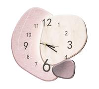 Horloge Murale Décorative - 40x37cm - Horloge Murale Moderne - Horloge Murale pour Salon - Décorative Pour Intérieur (Style B)