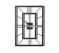 Horloge murale décorative METAL carrée 49x34,5