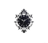 Horloge murale décorative moderne pour salon à piles, silencieuse, sans tic-tac, grand cadran avec chiffres clairs pour une lecture facile de l'heure (sans pendule)