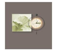 Horloge Murale décorative pour Salon, Applique Murale Ronde et carrée Moderne 3D, Horloge Murale silencieuse sans tic-tac, Sculpture d'art Suspendue pour Chambre, Bureau, Salle à Manger