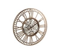 Horloge Murale Design "Chiffres Romains" 60cm Or