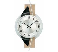 Horloge murale design en ardoise et bois Bons plans : Nouveauté couleur : Gris