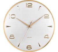 Horloge murale Sienna Glow D40cm - Present Time - Blanc -