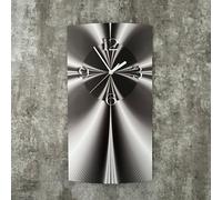 Horloge murale design numérique verticale, art abstrait sw horloges murales design modernes, silencieuses sans tic-tac, dixtime 3D-0442