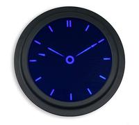 Horloge murale digitale led 35,5 cm - éclairage bleu moderne et silencieux