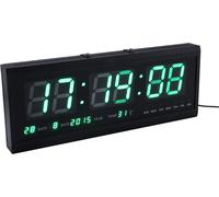 Horloge murale digitale moderne à LED Date Température 24 ou 12 heures Bureau