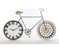 Horloge murale DKD Home Decor 108 x 6,4 x 63,5 cm naturel noir vélo métal bois MDF