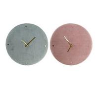 Horloge Murale DKD Home Decor Polyester 2 pcs 40 5 40 cm