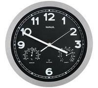 MAUL Horloge murale Drive – Radio-pilotée – Noir/gris