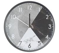 Horloge murale effet marbre gris et noir ø 33 cm DAVOS Multicolore