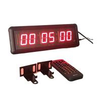 Horloge murale électronique LED de 11 pouces avec compte à rebours, chronomètre, minuteur d'intervalles et télécommande Utilisation multiscénario(Without buttons)