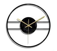 Horloge murale en acrylique, design contemporain, sans tic-tac, pour espaces de vie et de travail (CC306)