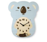 Horloge murale en bois pour enfants Koala