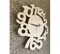 Horloge murale en bois: Style et fonctionnalité en harmonie (nombre)