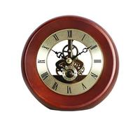 Horloge Murale en Bois Vintage Engrenage Rotatif Interne Visible Et Élégant sans Son De Tic-tac Parfait pour La Décoration Maison Décoration Zone Réception Horloge À Mouvement
