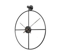 Horloge Murale en Fer Simple rétro, Horloge d'art Suspendue Horloge Murale silencieuse pour décoration de Salle de Bureau à la Maison