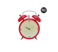 Horloge Murale en Verre Réveil Vert