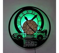 Horloge Murale en Vinyle Retour à la LED Future lumière Retro Vinyl Record Horloge 12 Pouces décoration Sept Couleurs
