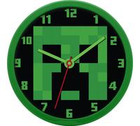 Horloge murale enfant Mojang Studios Minecraft Vert 25 cm