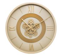 Horloge Murale Engrenage "Guiliana" 50cm Beige