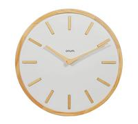Horloge murale Epsilon Ø 30 cm - Bois naturel