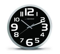 Horloge murale - ESPERANZA - EHC013K - Ovale - Quartz - Noir Blanc