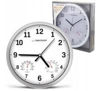 Horloge murale - Esperanza - LYON - Blanc - 30 cm - Mécanisme à quartz silencieux