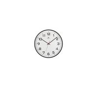 Horloge murale et de table - - Justaminute 00880N - Horloge à quartz, Cercle, Noir