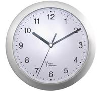 Horloge murale EUROTIME 56787 radiopiloté(e) 25 cm x 3.8 cm argent
