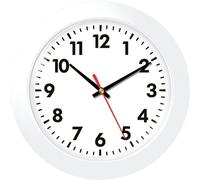 Horloge murale EUROTIME 80511-00 à quartz 30.5 cm blanc