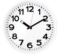 Horloge murale EUROTIME 82321 à quartz blanc