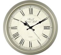 Horloge murale EUROTIME 89891-12 à quartz 31 cm ivoire