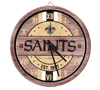 Horloge murale FOCO New Orleans Saints NFL Barrel